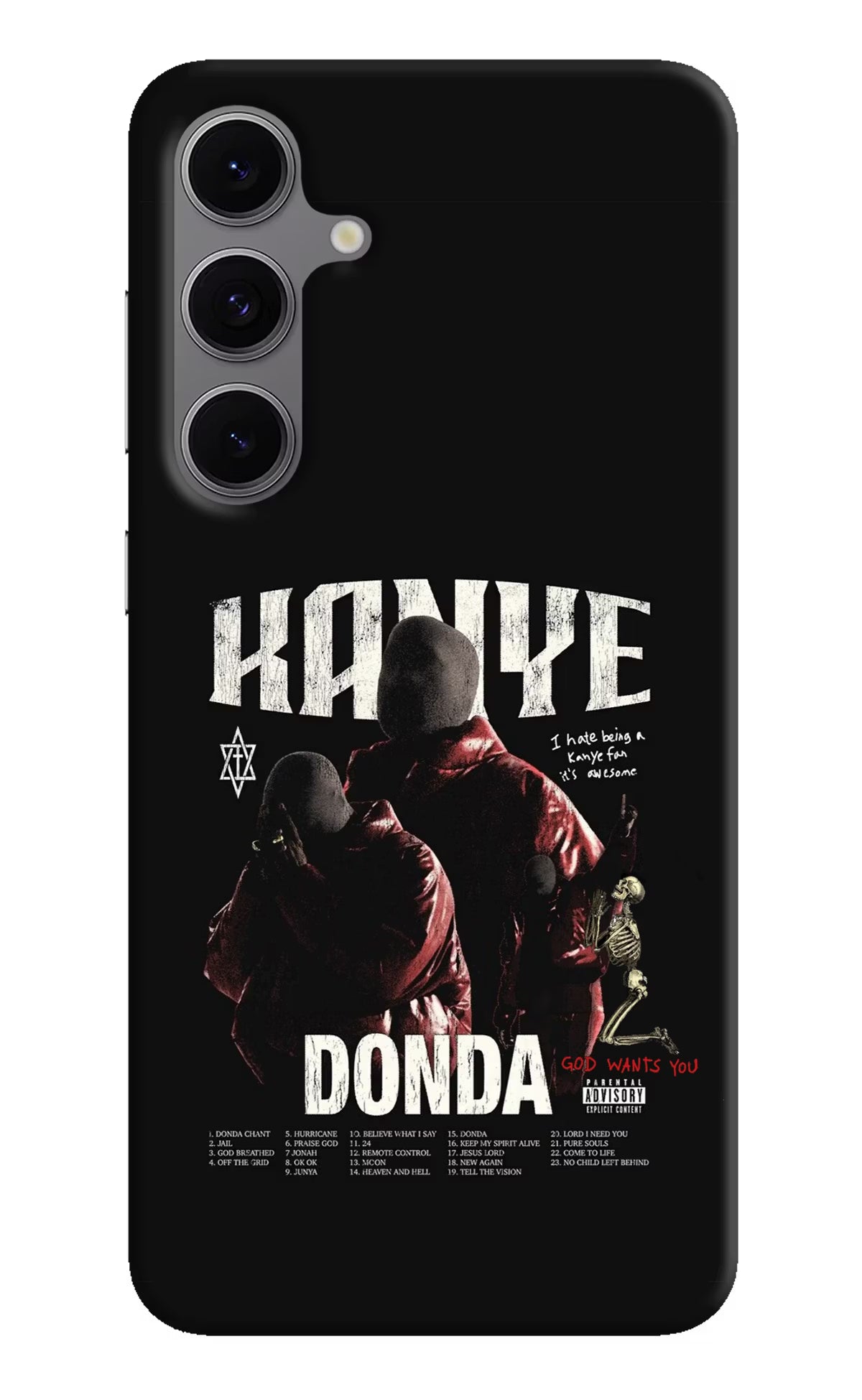 Donda Kanye West Samsung S24 FE 5G Hard Case Back Cover by Casekaro