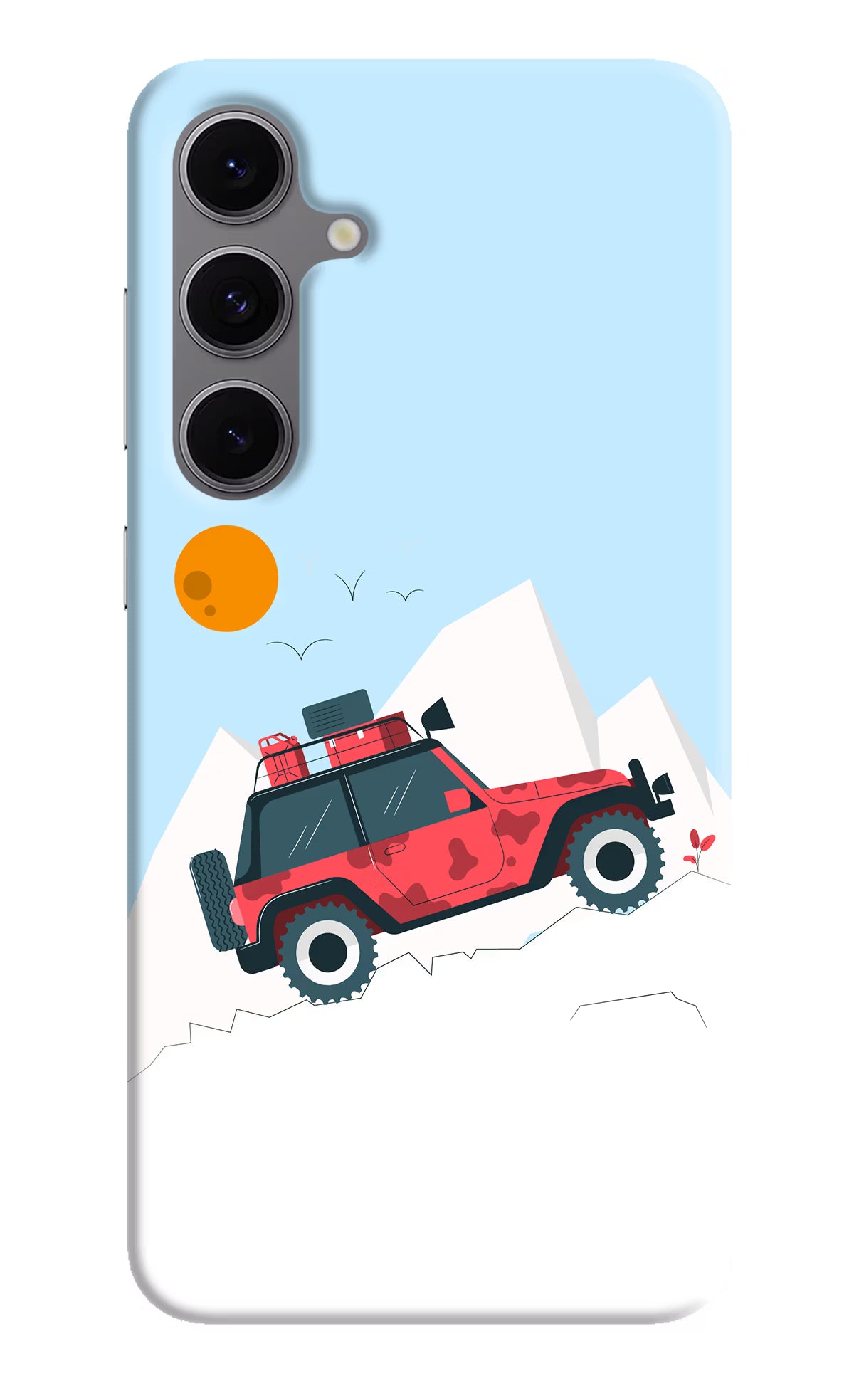 Mountain Trail Beast Samsung S24 FE 5G Hard Case Back Cover by Casekaro