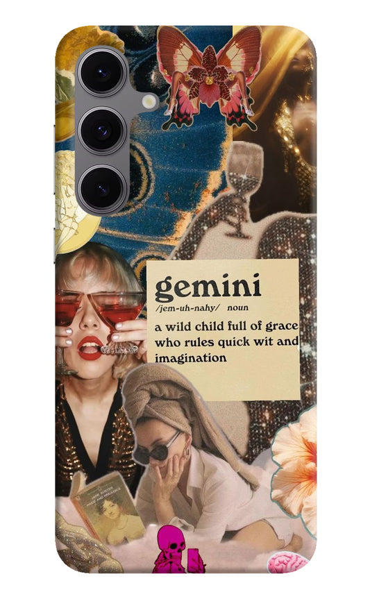 Gemini Zodiac Samsung S24 FE 5G Hard Case Back Cover by Casekaro