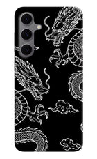 Twin Dragons Samsung S24 FE 5G Hard Case Back Cover by Casekaro