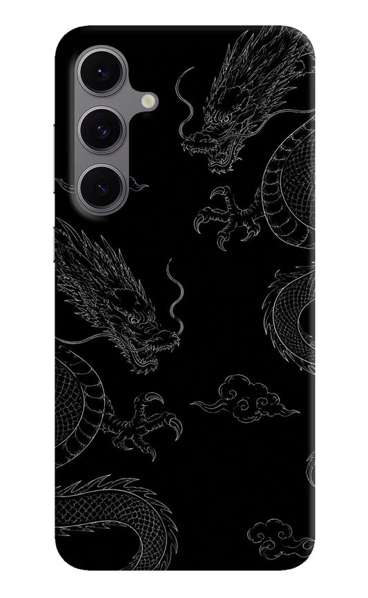 Twin Dragons Samsung S24 FE 5G Hard Case Back Cover by Casekaro