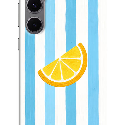 Summer Lemon Samsung S24 FE 5G Hard Case Back Cover by Casekaro
