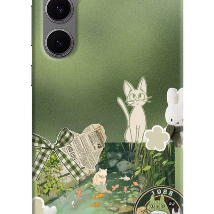 Aesthetic anime Samsung S24 FE 5G Hard Case Back Cover by Casekaro