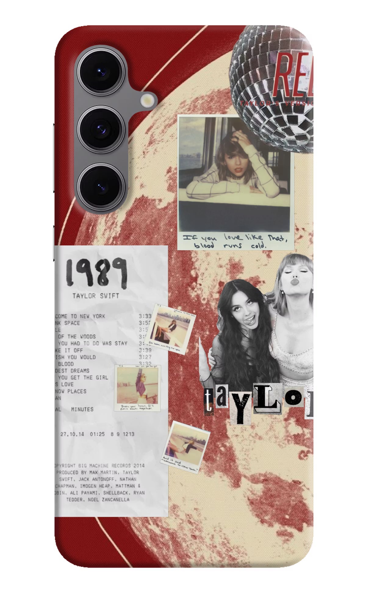 Taylor Swift Samsung S24 FE 5G Back Cover