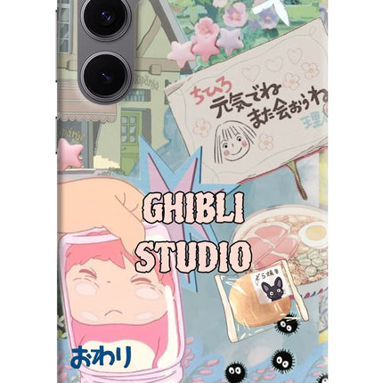 Studio Ghibli Samsung S24 FE 5G Hard Case Back Cover by Casekaro