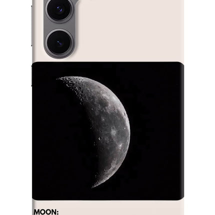 Moon Phase Samsung S24 FE 5G Hard Case Back Cover by Casekaro