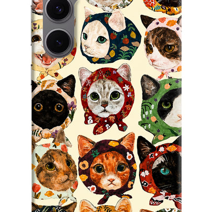Cool Cat Samsung S24 FE 5G Hard Case Back Cover by Casekaro