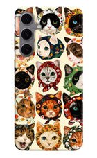 Cool Cat Samsung S24 FE 5G Hard Case Back Cover by Casekaro
