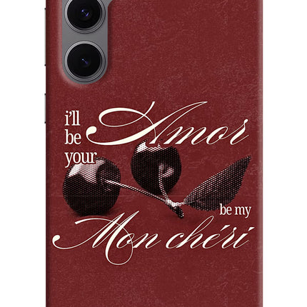 Velvet Cherry Samsung S24 FE 5G Hard Case Back Cover by Casekaro