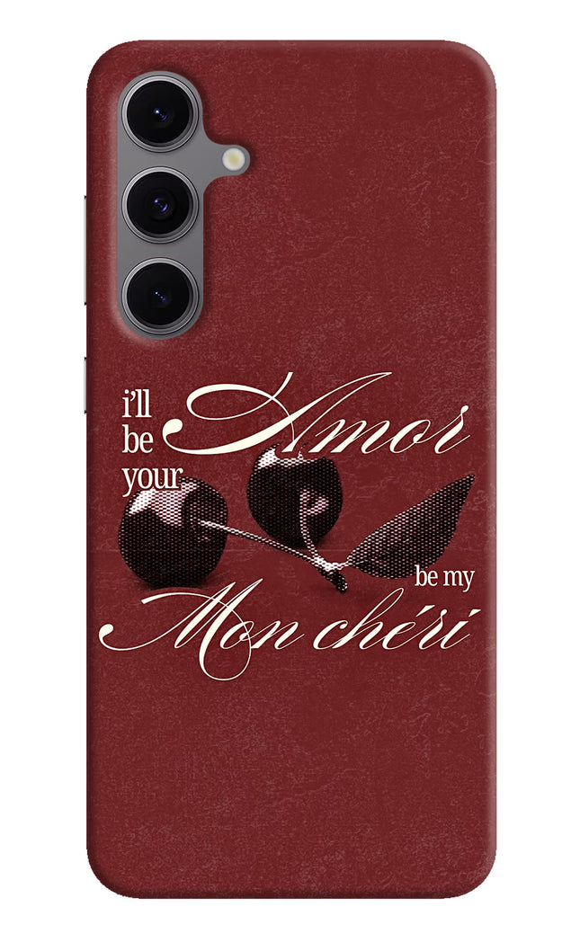 Velvet Cherry Samsung S24 FE 5G Hard Case Back Cover by Casekaro