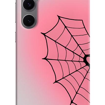 Pink Web Samsung S24 FE 5G Hard Case Back Cover by Casekaro