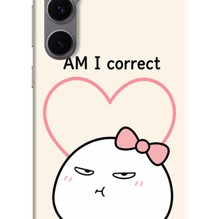 Always Right Samsung S24 FE 5G Hard Case Back Cover by Casekaro