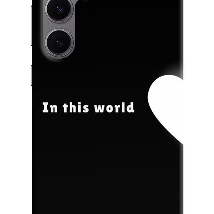 This World Samsung S24 FE 5G Hard Case Back Cover by Casekaro