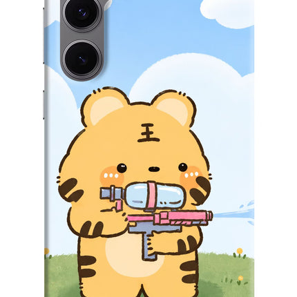 Tiger Treat Samsung S24 FE 5G Hard Case Back Cover by Casekaro