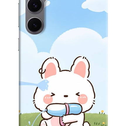 Bunny Treat Samsung S24 FE 5G Hard Case Back Cover by Casekaro