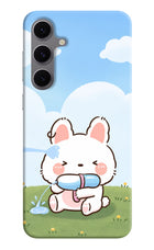 Bunny Treat Samsung S24 FE 5G Hard Case Back Cover by Casekaro
