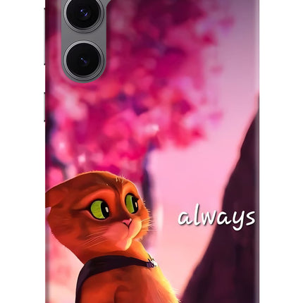 Always Cat Samsung S24 FE 5G Hard Case Back Cover by Casekaro