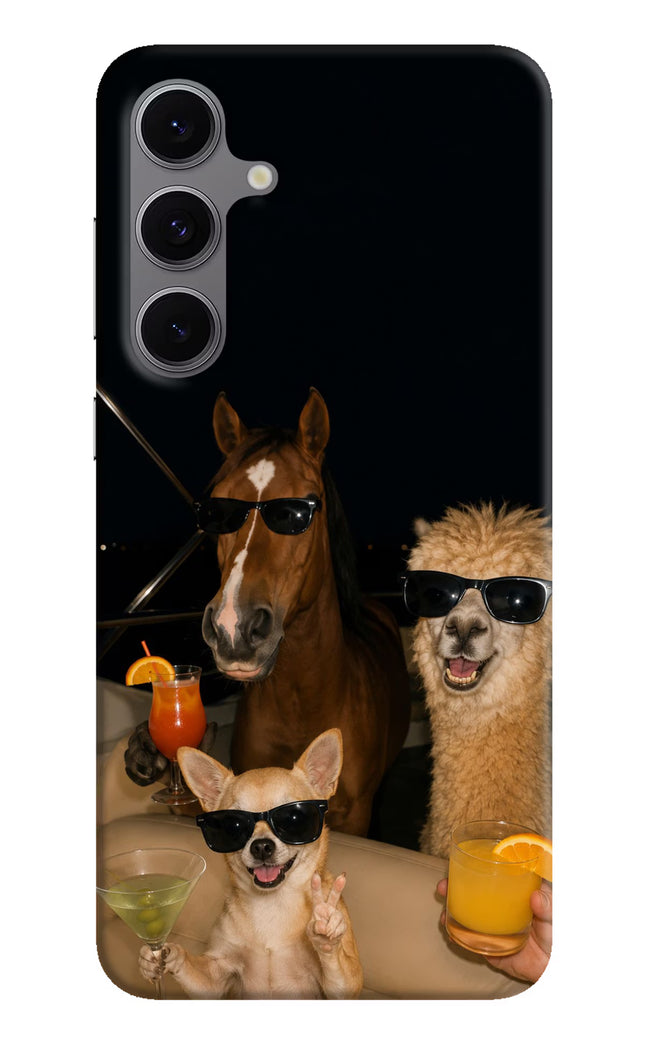 Party Squad Samsung S24 FE 5G Hard Case Back Cover by Casekaro