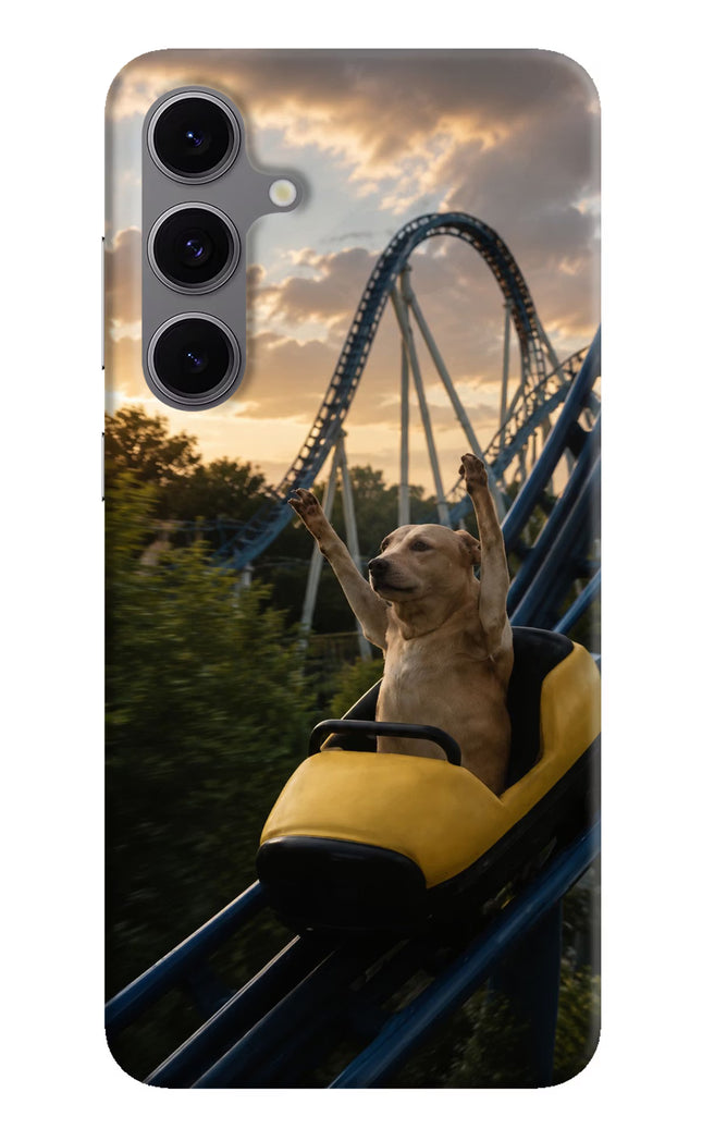 Rollercoaster Dog Samsung S24 FE 5G Hard Case Back Cover by Casekaro