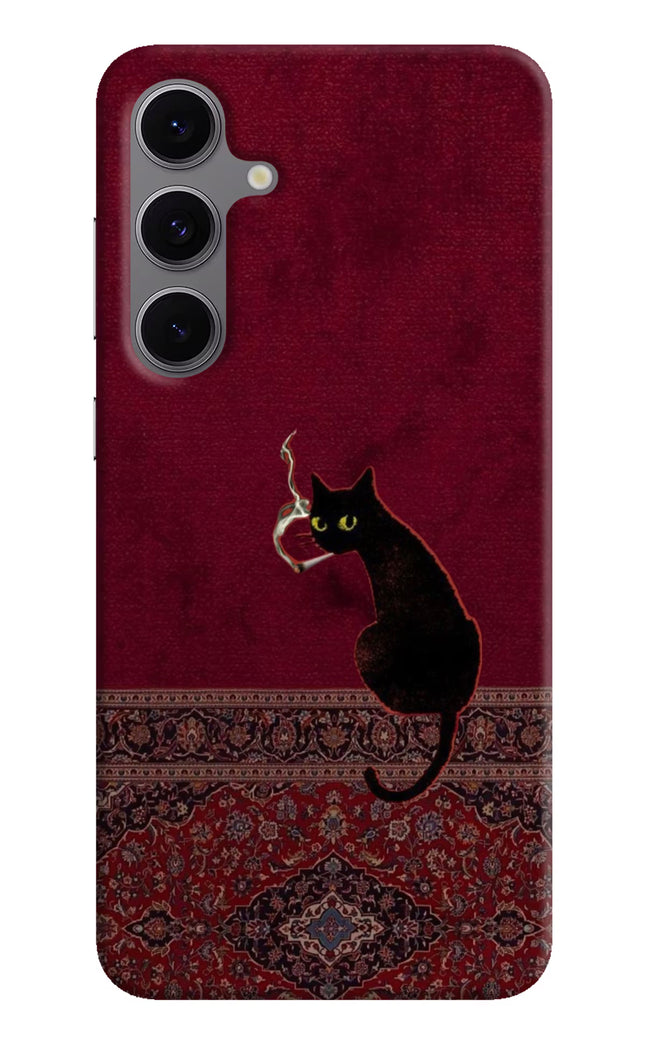 Midnight Cat Samsung S24 FE 5G Hard Case Back Cover by Casekaro