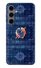 Koi Blue Samsung S24 FE 5G Hard Case Back Cover by Casekaro