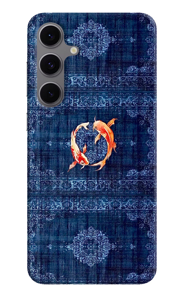 Koi Blue Samsung S24 FE 5G Hard Case Back Cover by Casekaro