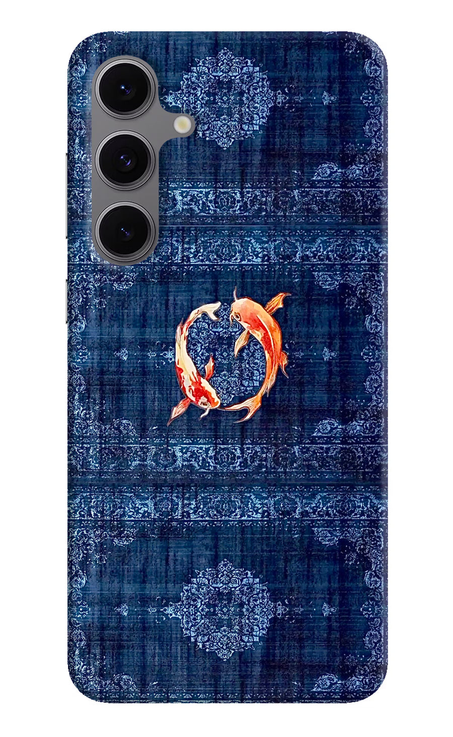 Koi Blue Samsung S24 FE 5G Back Cover, Hard case