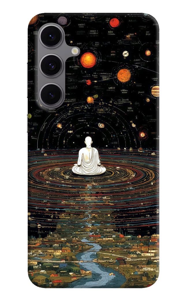 Space Monk Samsung S24 FE 5G Hard Case Back Cover by Casekaro