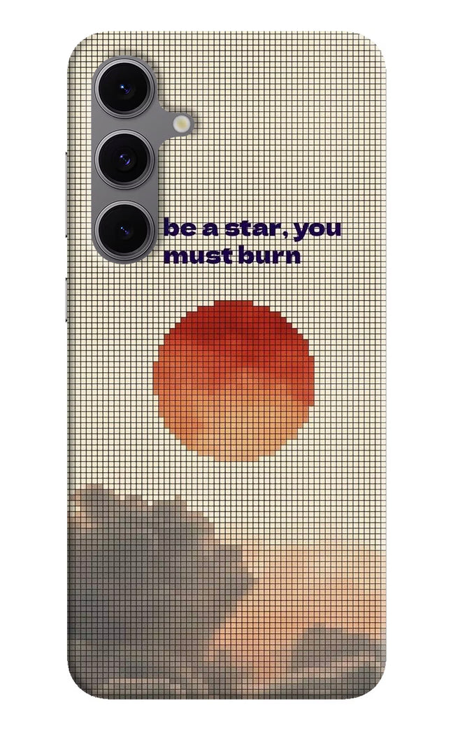 Pixel Sun Samsung S24 FE 5G Hard Case Back Cover by Casekaro