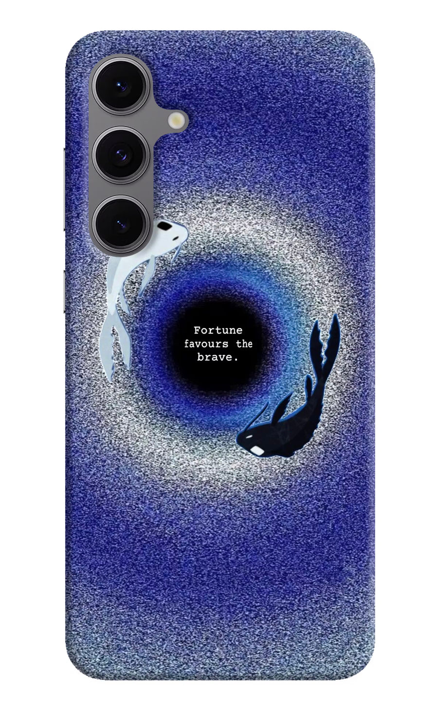Dark Koi Samsung S24 FE 5G Back Cover, Hard case