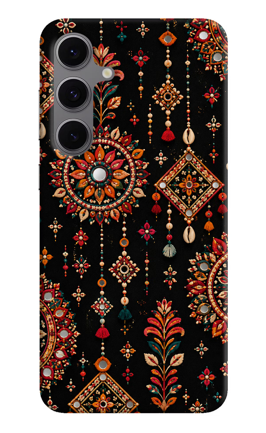 Boho Noir Samsung S24 FE 5G Back Cover, Hard case