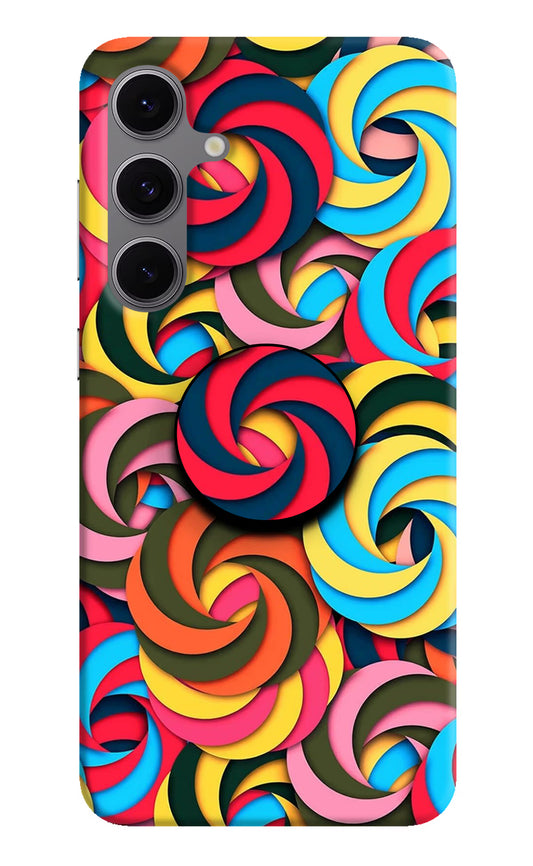 Spiral Pattern Samsung S24 FE 5G Pop Case by Casekaro