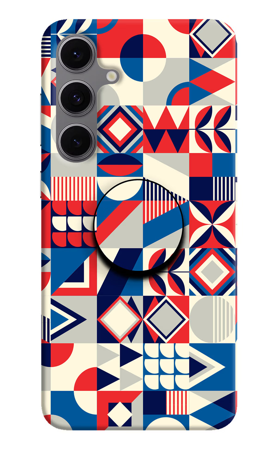 Colorful Pattern Samsung S24 FE 5G Pop Case, Hard case