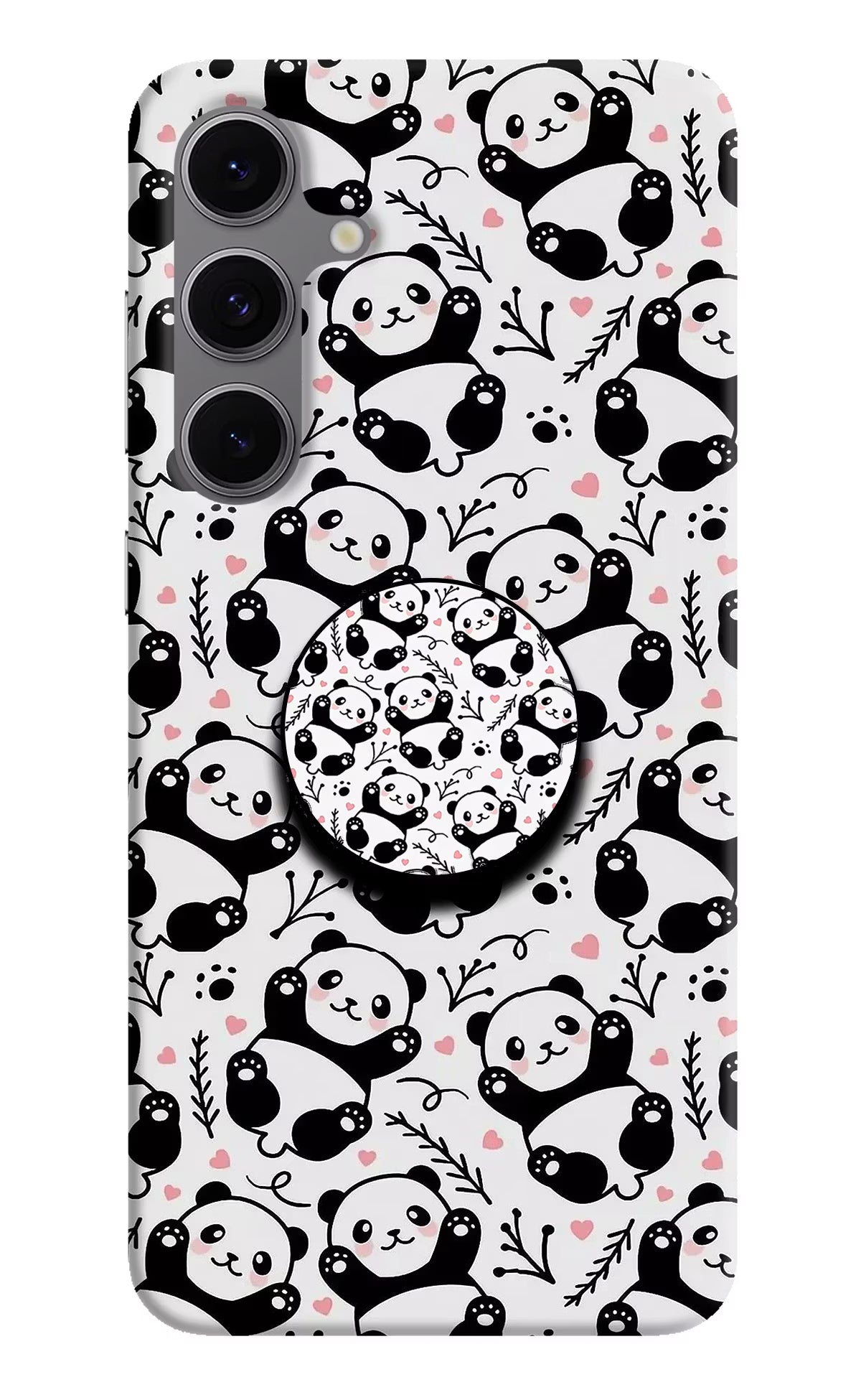 Cute Panda Samsung S24 FE 5G Pop Case by Casekaro