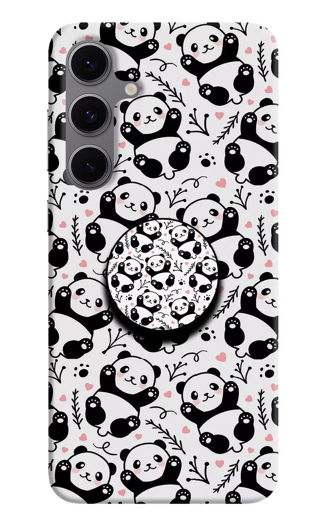 Cute Panda Samsung S24 FE 5G Pop Case by Casekaro