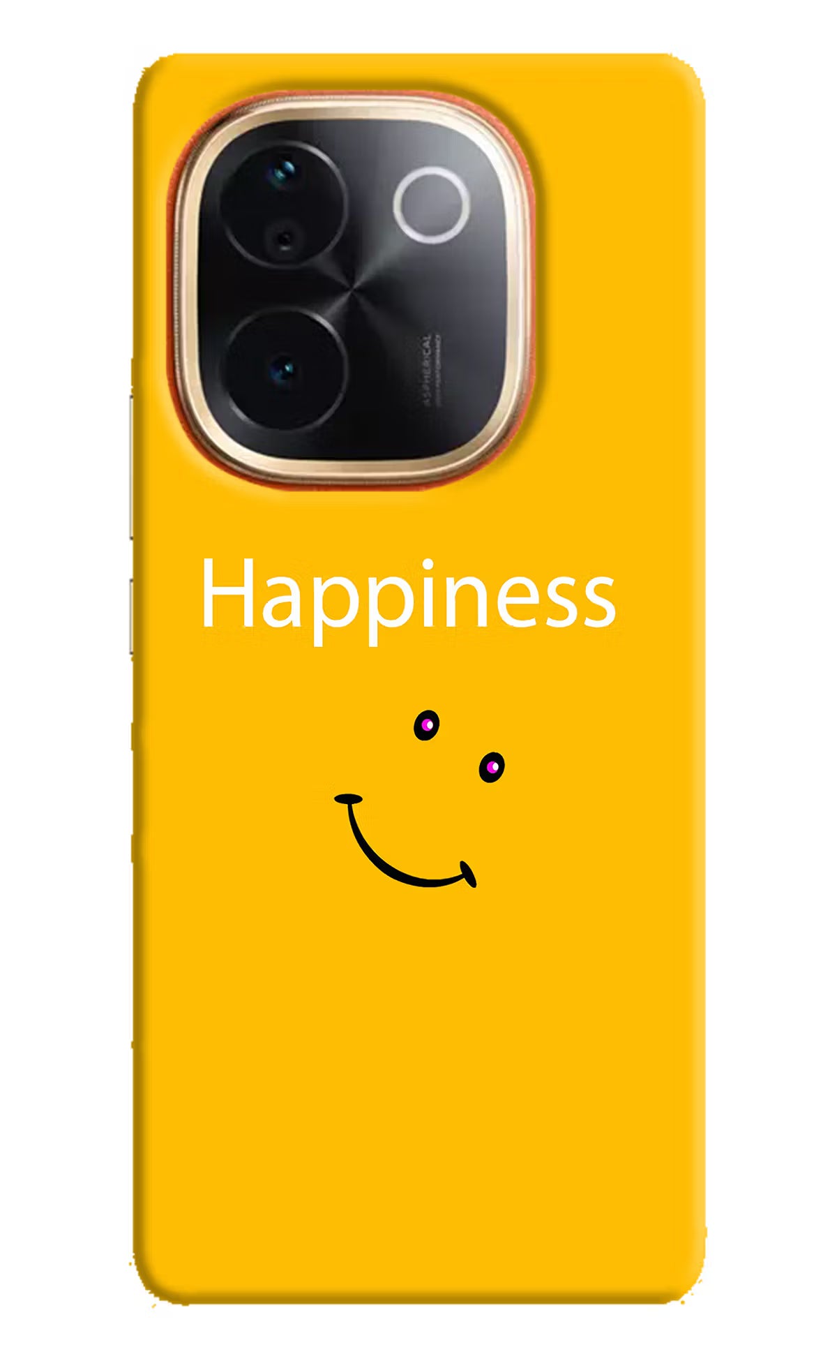 Happiness With Smiley Vivo T3 Pro 5G Hard Case Back Cover by Casekaro