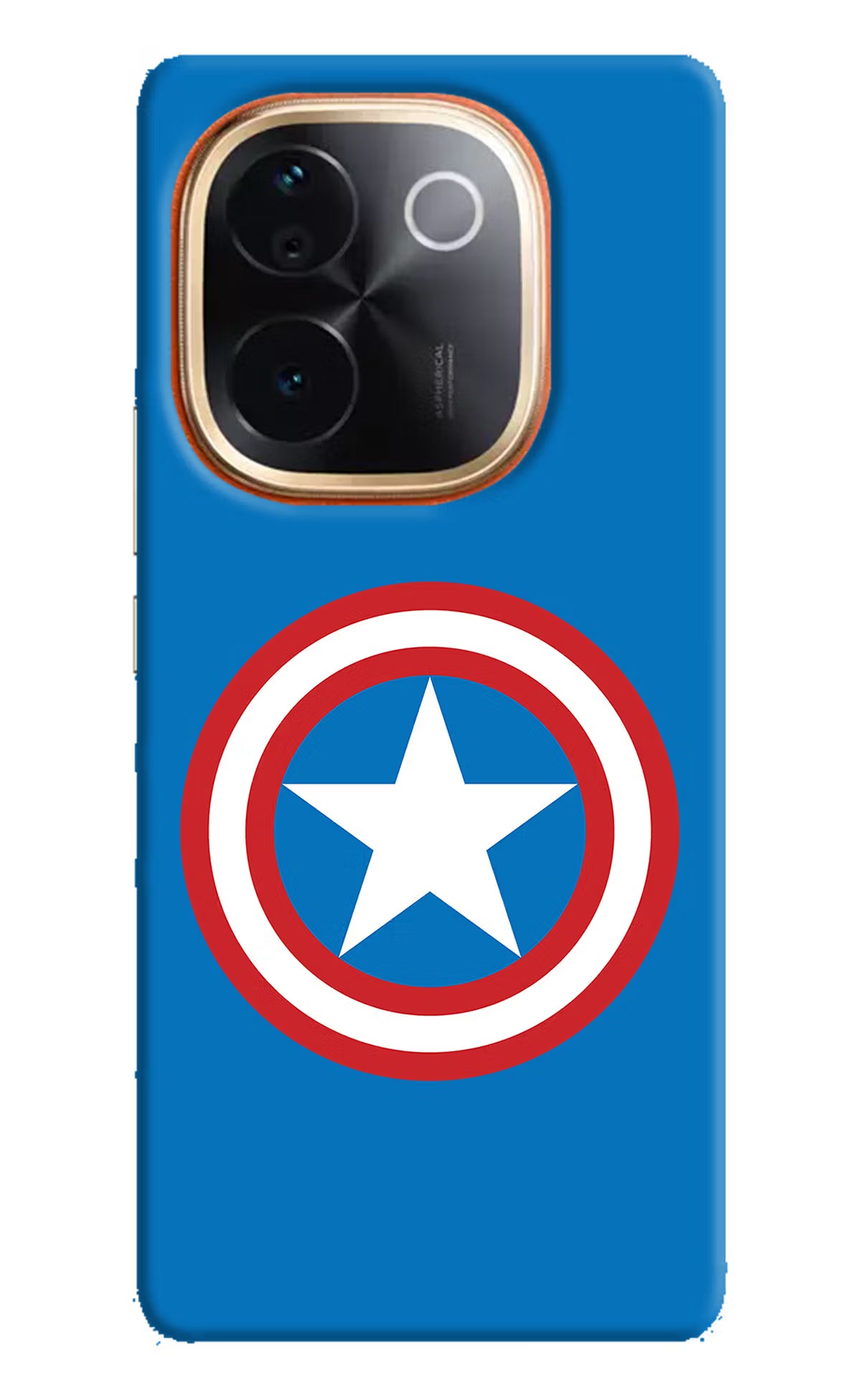 Captain America Logo Vivo T3 Pro 5G Hard Case Back Cover by Casekaro