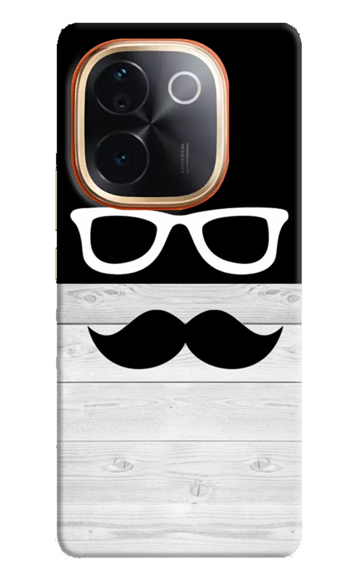 Mustache Vivo T3 Pro 5G Hard Case Back Cover by Casekaro