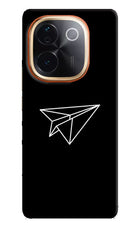 Paper Plane White Vivo T3 Pro 5G Hard Case Back Cover by Casekaro