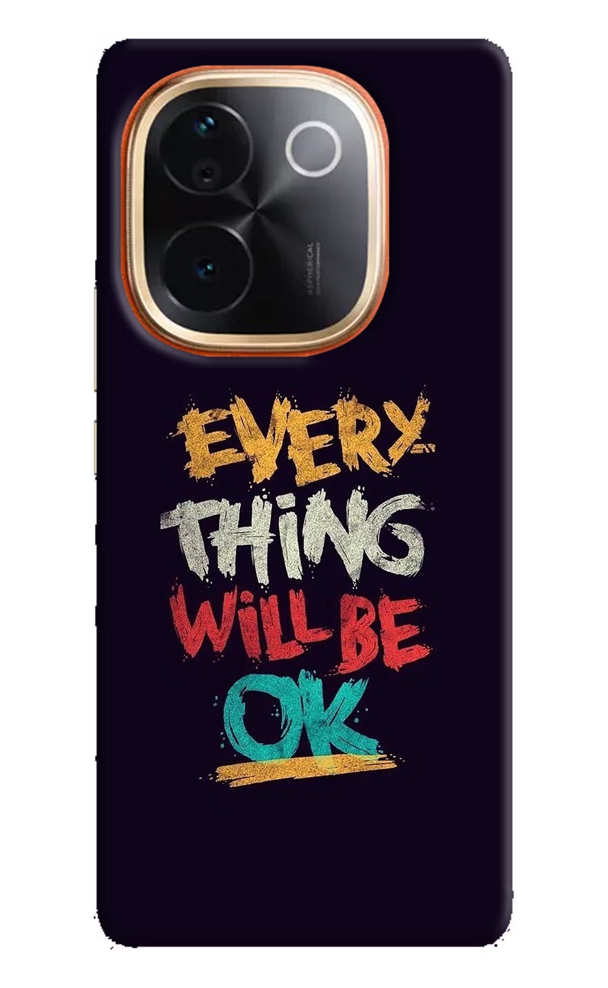 Everything Will Be Ok Vivo T3 Pro 5G Hard Case Back Cover by Casekaro