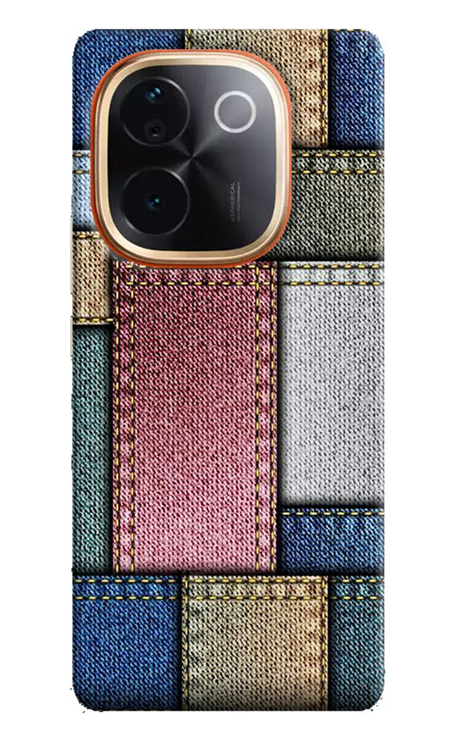 Multicolor Jeans Vivo T3 Pro 5G Hard Case Back Cover by Casekaro