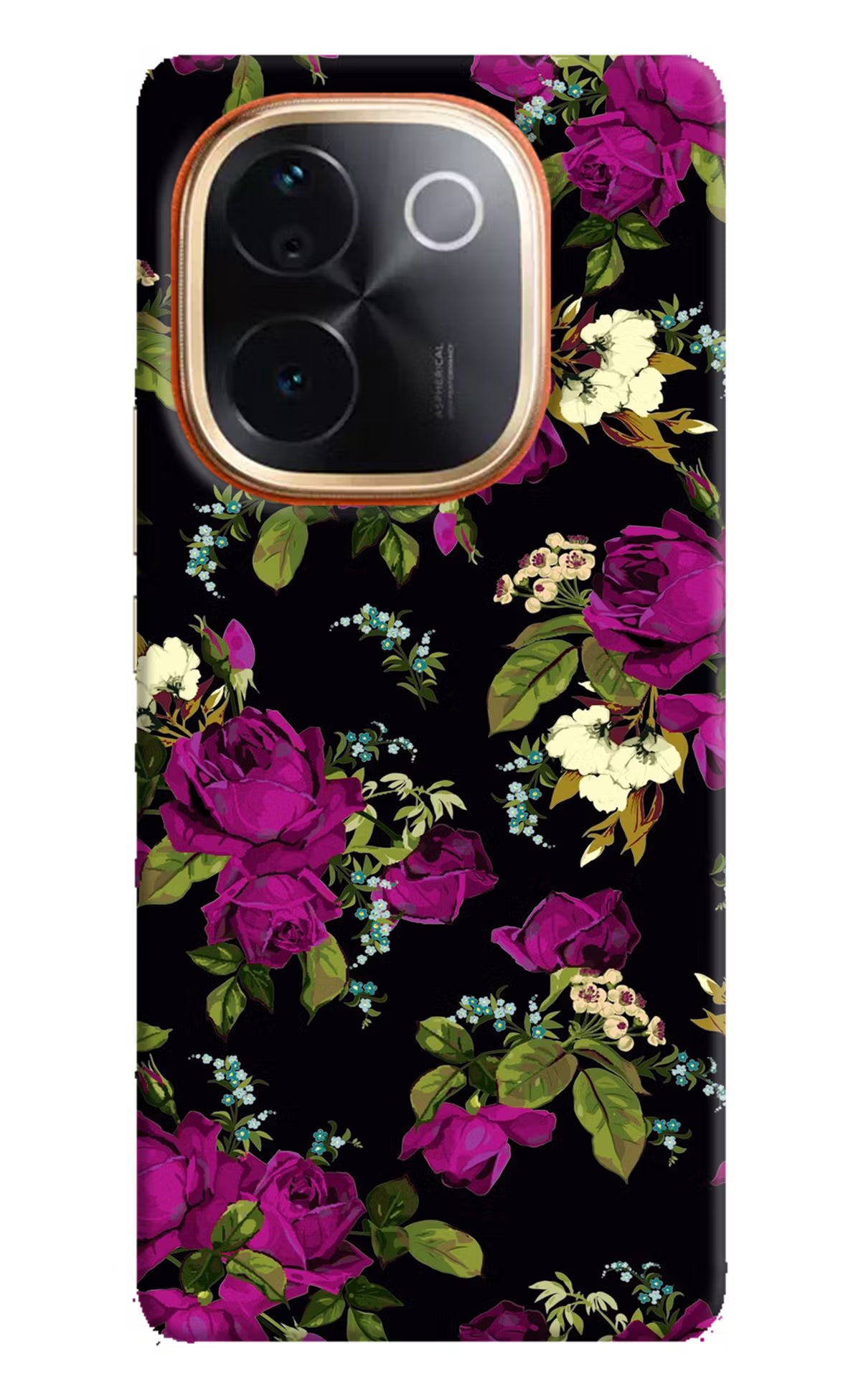 Flowers Vivo T3 Pro 5G Hard Case Back Cover by Casekaro