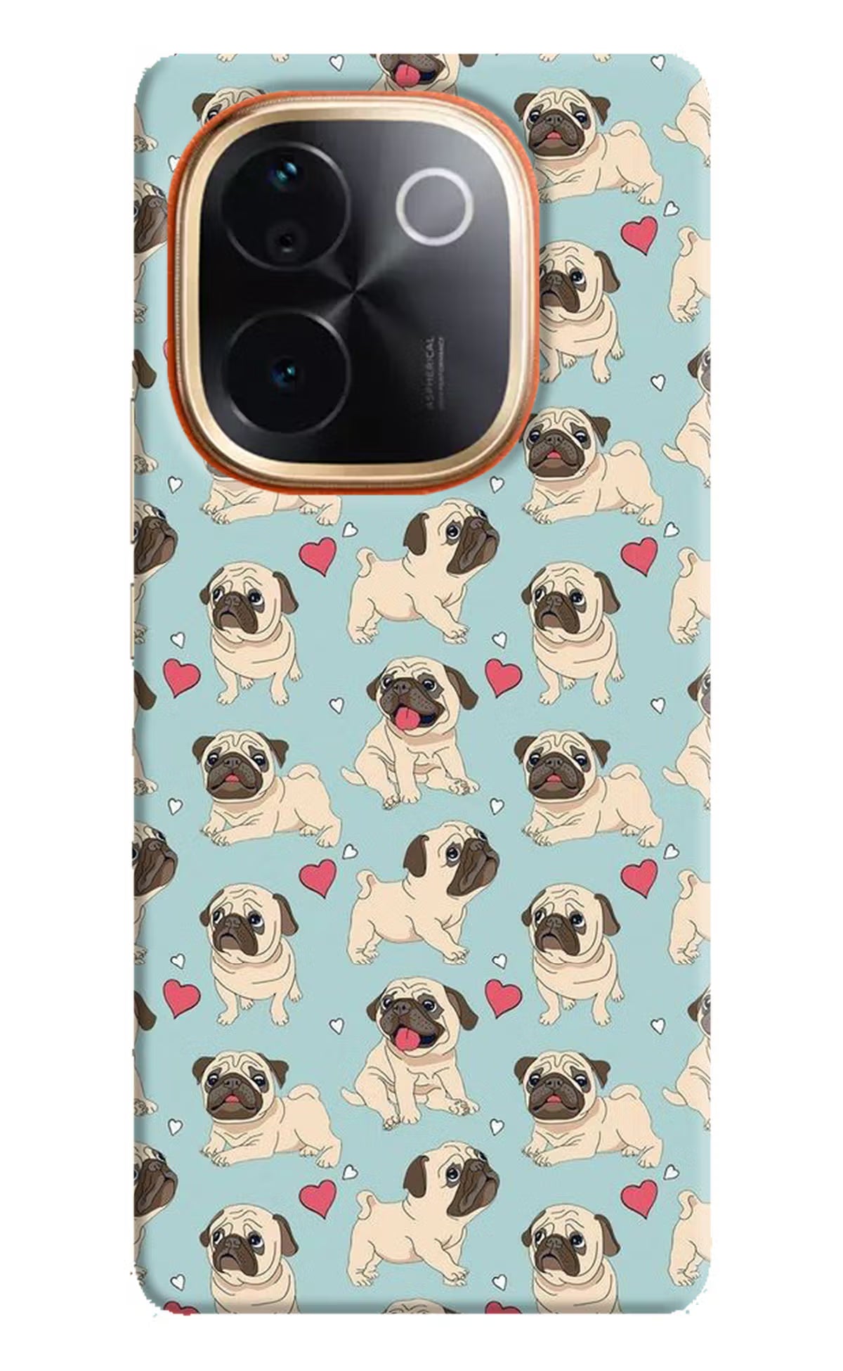 Pug Dog Vivo T3 Pro 5G Hard Case Back Cover by Casekaro