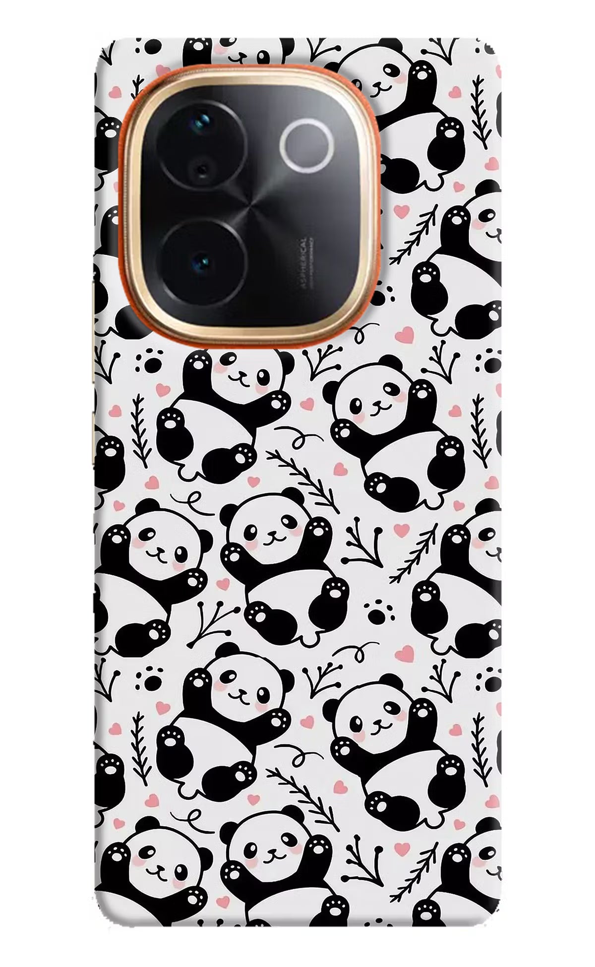Cute Panda Vivo T3 Pro 5G Hard Case Back Cover by Casekaro