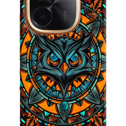 Angry Owl Art Vivo T3 Pro 5G Hard Case Back Cover by Casekaro