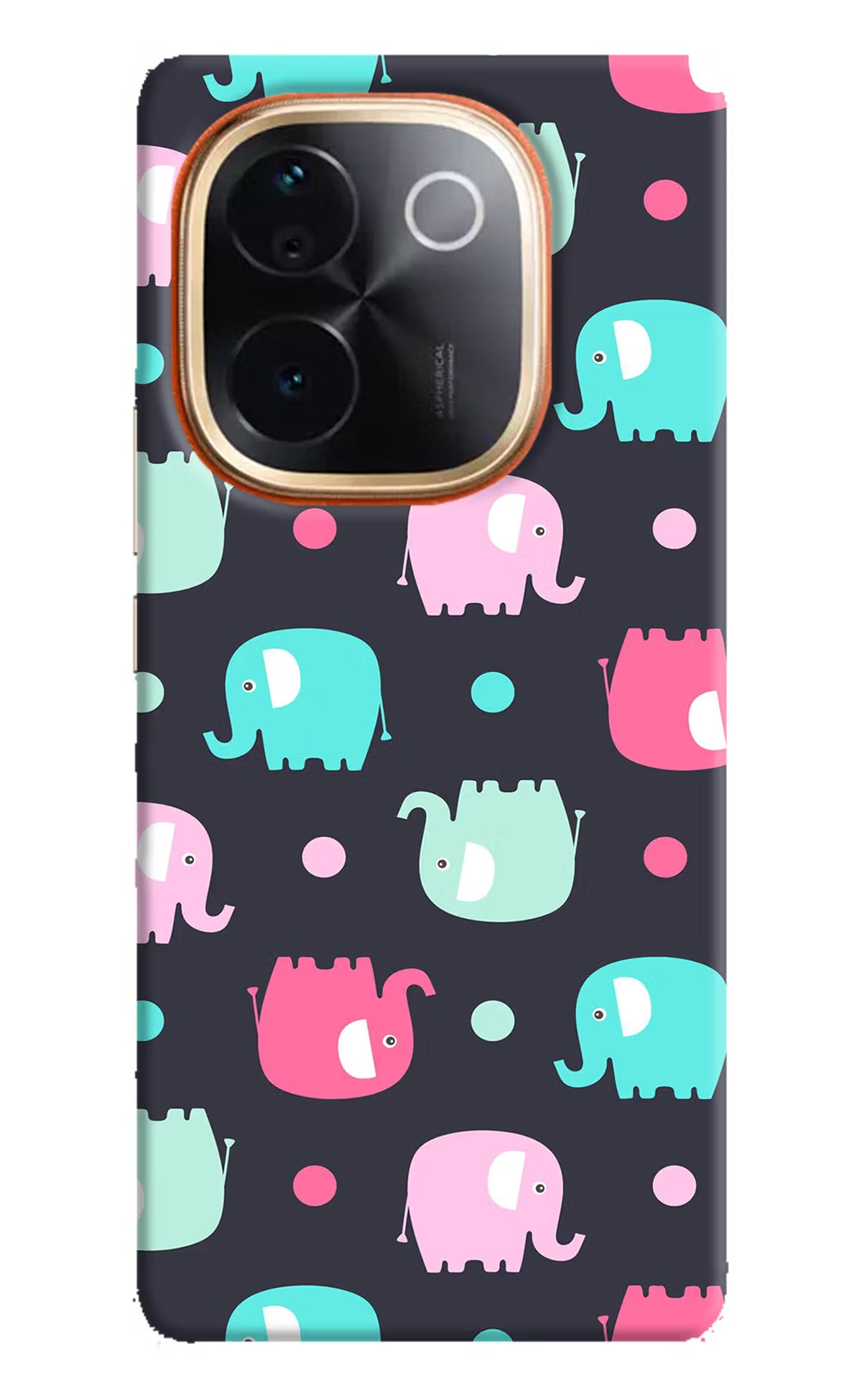 Elephants Vivo T3 Pro 5G Hard Case Back Cover by Casekaro