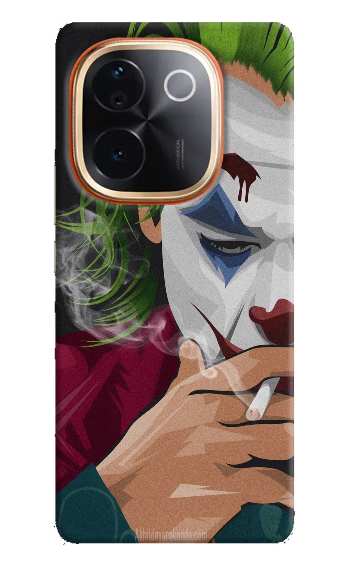 Joker Smoking Vivo T3 Pro 5G Hard Case Back Cover by Casekaro