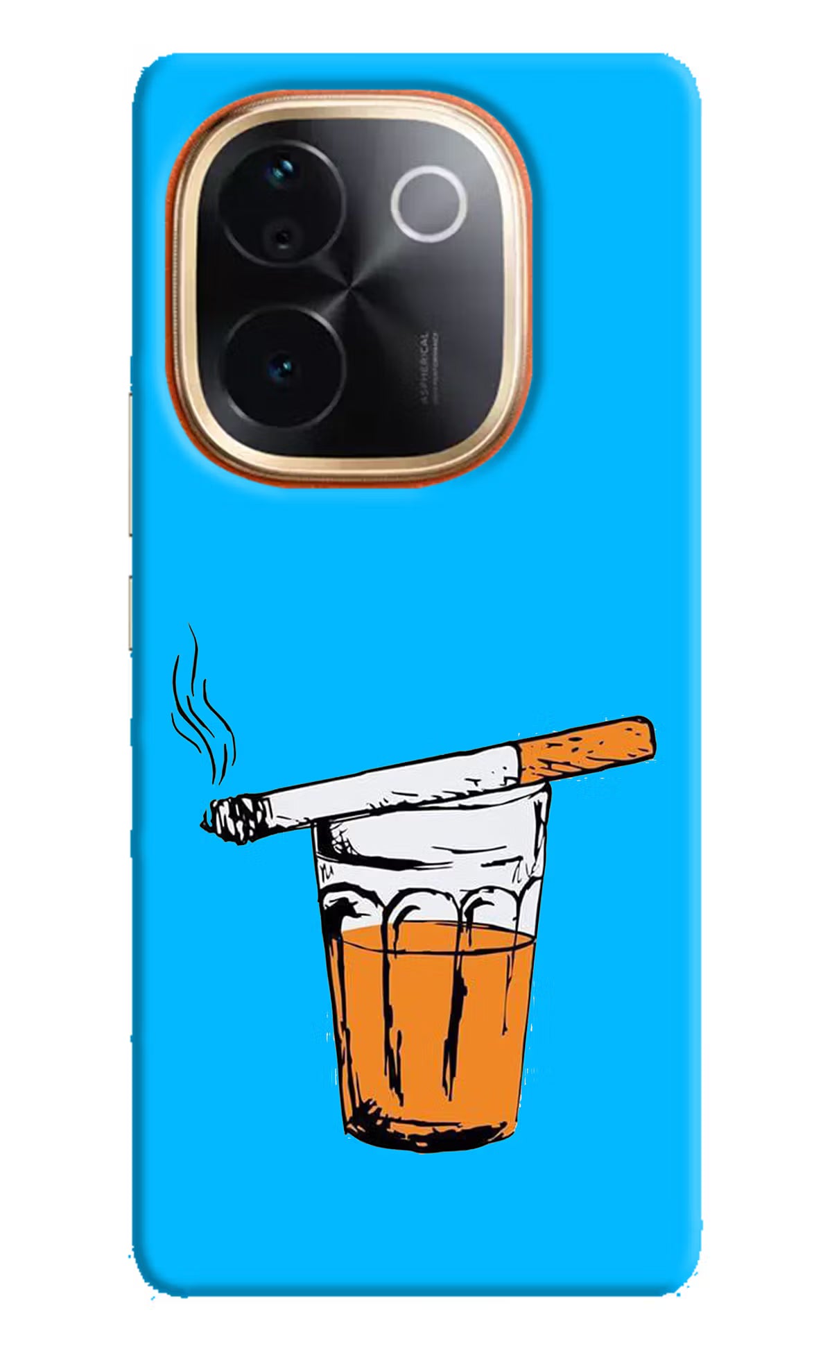 Chai Sutta Vivo T3 Pro 5G Hard Case Back Cover by Casekaro