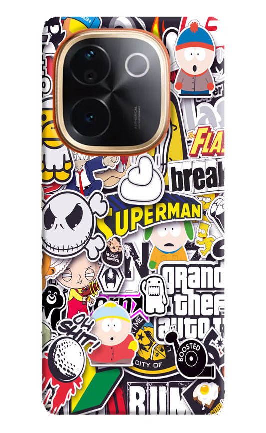 Sticker Bomb Vivo T3 Pro 5G Hard Case Back Cover by Casekaro
