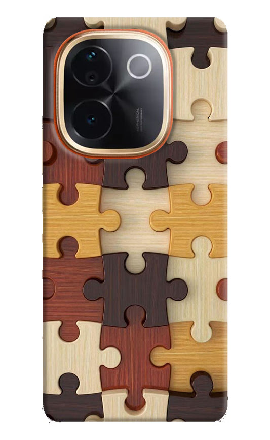 Wooden Puzzle Vivo T3 Pro 5G Hard Case Back Cover by Casekaro